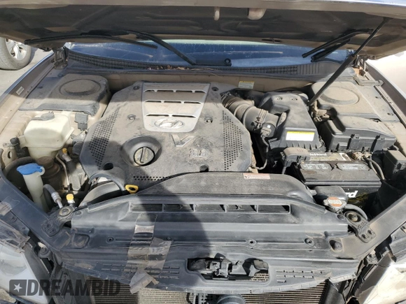 2008 Hyundai Azera Limited with VIN KMHFC46F98A251380, listed as a Copart auction lot 49347165 with 206,526 mi miles and Salvage Title. Bid and sale history available at DreamBid. Image 11.