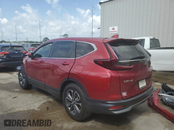 2022 Honda CR-V EX-L with VIN 5J6RW1H84NA014582, listed as a Copart auction lot 53971255 with Not Provided miles and Salvage Title. Bid and sale history available at carsss.com. Image 2.