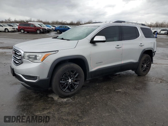 2018 GMC Acadia SLT with VIN 1GKKNMLS6JZ222199, listed as a Copart auction lot 45323165 with 76,633 mi miles and Salvage Title. Bid and sale history available at carsss.com. Image 1.