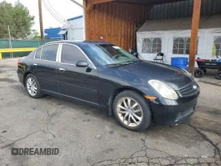 2006 Infiniti G35 z VIN JNKCV51F96M612907, wystawiony jako Copart lot #60003065 z przebiegiem 163 920 mil mil oraz Czysty tytuł • Clean title. Historia ofert i sprzedaży dostępna na DreamBid. Obrazek 4.