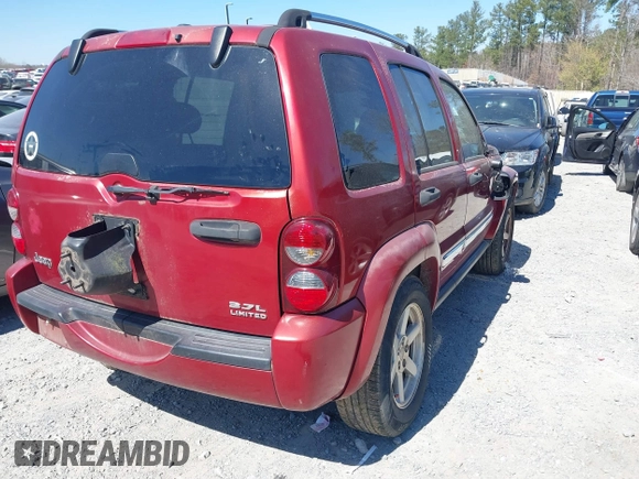 2007 Jeep Liberty Limited with VIN 1J4GK58K37W594810, listed as a IAAI auction lot 41850076 with 266,917 mi miles and . Bid and sale history available at DreamBid. Image 4.