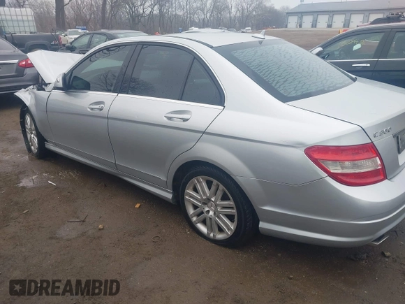 2008 Mercedes-Benz C-Class 3.0L Sport with VIN WDDGF81X48F148206, listed as a IAAI auction lot 41548105 with 109,451 mi miles. Bid and sale history available at carsss.com. Image 14.