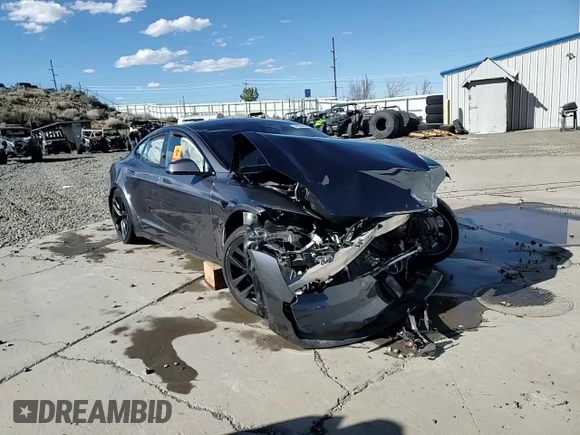 2023 Tesla Model S with VIN 5YJSA1E59PF522444, listed as a Copart auction lot 49835095 with Not provided miles and Salvage title. Bid and sale history available at DreamBid. Image 13.