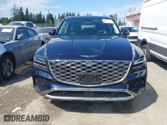 2025 Genesis GV80 Standard with VIN KMUHFESB5SU242028, listed as a IAAI auction lot 42111171 with 7,215 mi miles and . Bid and sale history available at DreamBid. Image 12.