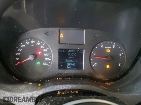 2020 Mercedes-Benz Sprinter Cargo Cargo with VIN W1W4EDHY8LT038877, listed as a Copart auction lot 65962684 with 308,678 mi miles and Salvage Title. Bid and sale history available at DreamBid. Image 9.
