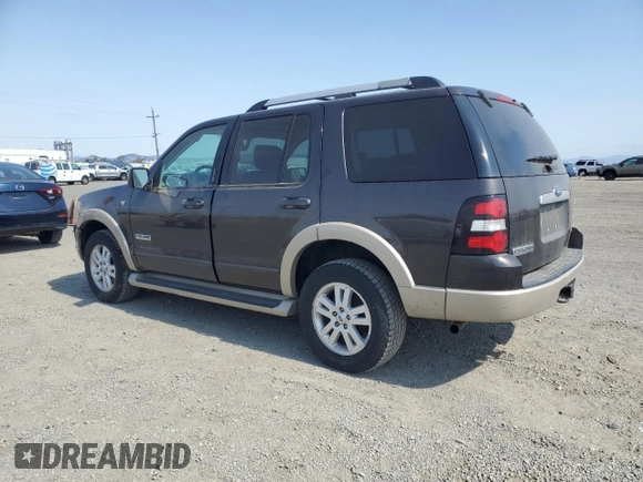 2007 Ford Explorer Eddie Bauer with VIN 1FMEU74807UB09639, listed as a Copart auction lot 59800075 with 195,294 mi miles and Salvage title. Bid and sale history available at DreamBid. Image 2.