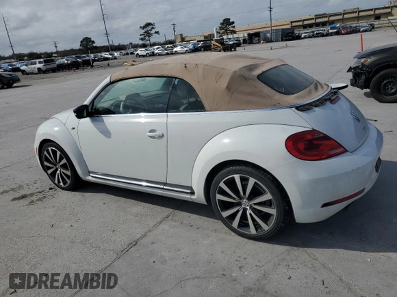 2014 Volkswagen Beetle with VIN 3VW7S7AT5EM815435, listed as a Copart auction lot 43213645 with 109,082 mi miles and Salvage Title. Bid and sale history available at DreamBid. Image 2.