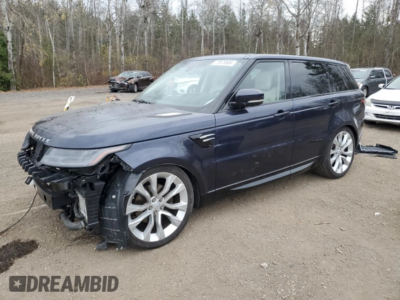 2019 Land Rover Range Rover Sport HSE with VIN SALWR2RKXKA851325, listed as a Copart auction lot 77673504 with 105,935 mi miles and Salvage Title. Bid and sale history available at carsss.com. Image 1.
