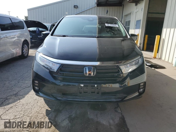 2024 Honda Odyssey EX-L with VIN 5FNRL6H64RB036234, listed as a Copart auction lot 68109994 with 106 mi miles and Salvage Title. Bid and sale history available at DreamBid. Image 5.