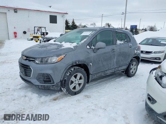 2020 Chevrolet Trax LS with VIN 3GNCJNSB8LL233497, listed as a IAAI auction lot 41645144 with 64,948 mi miles. Bid and sale history available at carsss.com. Image 17.