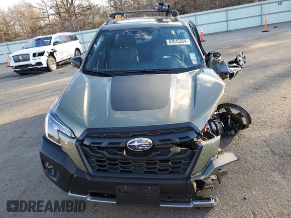 2024 Subaru Forester Wilderness with VIN JF2SKAJCXRH425338, listed as a Copart auction lot 83043354 with 26,530 mi miles and Salvage Title. Bid and sale history available at carsss.com. Image 5.