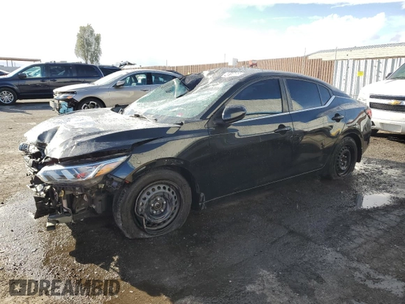 2020 Nissan Sentra S with VIN 3N1AB8BV8LY213149, listed as a Copart auction lot 48155155 with 92,743 mi miles and Clean Title. Bid and sale history available at carsss.com. Image 1.
