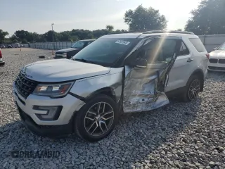 2016 Ford Explorer Sport z VIN 1FM5K8GT0GGC01957, wystawiony jako Copart lot #57697945 z przebiegiem 33 815 mil mil oraz Szkoda całkowita • Salvage title. Historia ofert i sprzedaży dostępna na DreamBid. Obrazek 1.