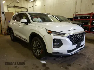 2020 Hyundai Santa Fe SEL with VIN 5NMS3CAD5LH163427, listed as a Copart auction lot 66327012 with 41,612 mi miles. Bid and sale history available at carsss.com. Image 1.