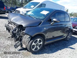 2015 FIAT 500e with VIN 3C3CFFGEXFT652883, listed as a IAAI auction lot 41895022 with 70,641 mi miles. Bid and sale history available at carsss.com. Image 19.