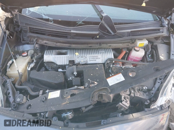 2015 Toyota Prius Four with VIN JTDKN3DU7F1984792, listed as a IAAI auction lot 41132250 with 1 mi miles. Bid and sale history available at carsss.com. Image 10.