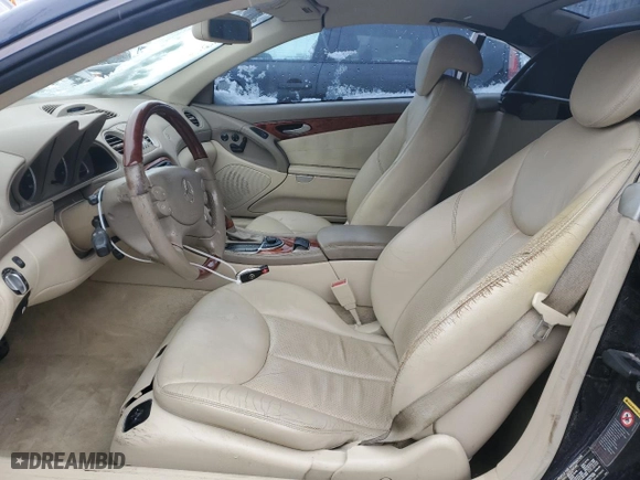 2004 Mercedes-Benz SL-Class with VIN WDBSK75F34F080615, listed as a Copart auction lot 86010024 with 138,923 mi miles and Clean Title. Bid and sale history available at carsss.com. Image 7.