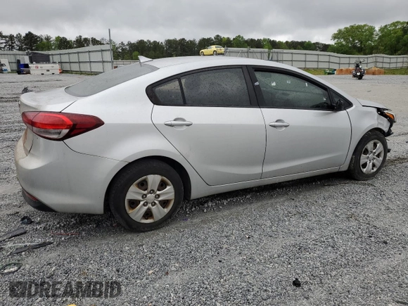2017 Kia Forte LX with VIN 3KPFK4A75HE058065, listed as a Copart auction lot 52071675 with 0 mi miles and Clean Title. Bid and sale history available at carsss.com. Image 3.