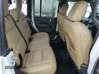 2018 Jeep Wrangler Unlimited Sahara with VIN 1C4HJXEG4JW149315, listed as a Copart auction lot 77314714 with Not provided miles and Salvage title. Bid and sale history available at DreamBid. Image 11.