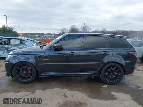 2019 Land Rover Range Rover Sport SVR with VIN SALWZ2SE6KA845929, listed as a IAAI auction lot 41557635 with 77,622 mi miles and . Bid and sale history available at DreamBid. Image 15.