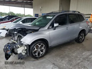 2015 Subaru Forester XT Touring with VIN JF2SJGUC7FH411765, listed as a Copart auction lot 55627395 with 168,388 mi miles and Salvage title. Bid and sale history available at DreamBid. Image 1.