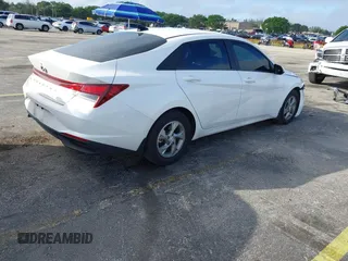 2023 Hyundai Elantra SE with VIN 5NPLL4AG7PH114159, listed as a IAAI auction lot 41467456 with 24,034 mi miles and . Bid and sale history available at DreamBid. Image 4.
