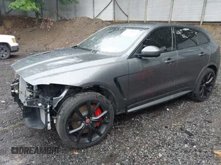 2019 Jaguar F-Pace SVR with VIN SADCZ2EE6KA607539, listed as a IAAI auction lot 42426049 with Not provided miles and . Bid and sale history available at DreamBid. Image 2.