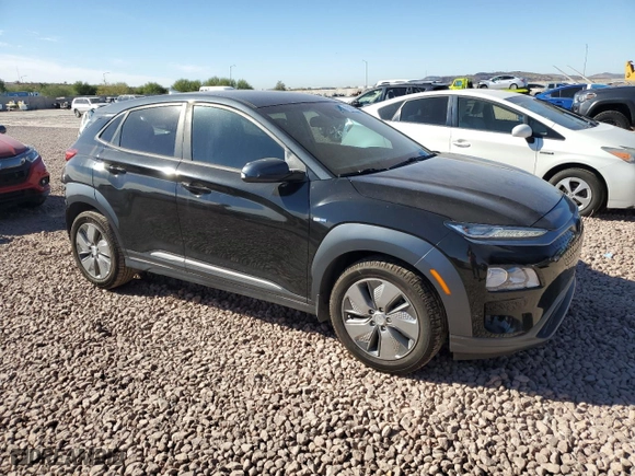 2019 Hyundai Kona Electric SEL with VIN KM8K23AG6KU035634, listed as a Copart auction lot 79320754 with 37,886 mi miles and Salvage Title. Bid and sale history available at carsss.com. Image 4.