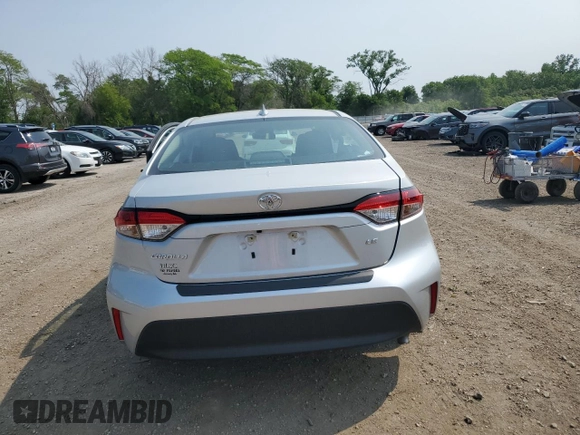 2024 Toyota Corolla LE with VIN 5YFB4MDE1RP128311, listed as a Copart auction lot 59026985 with 29,904 mi miles and Salvage title. Bid and sale history available at DreamBid. Image 6.