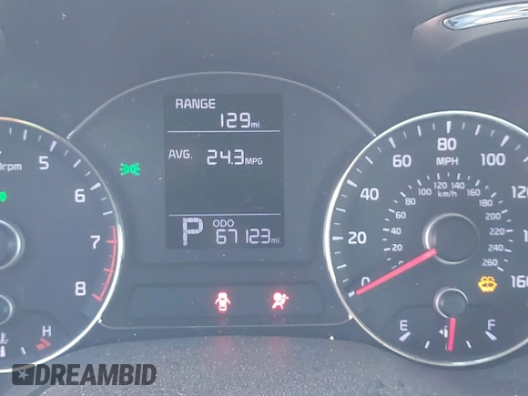 2016 Kia Forte LX with VIN KNAFK4A66G5463821, listed as a IAAI auction lot 40686914 with 67,123 mi miles. Bid and sale history available at carsss.com. Image 16.