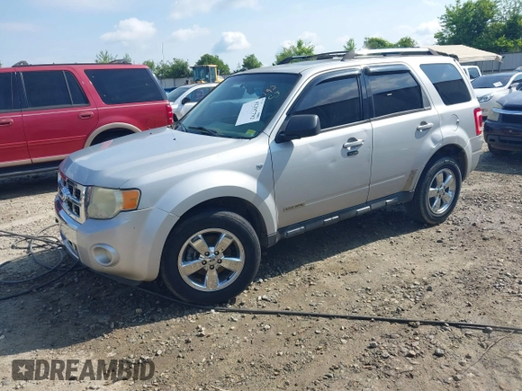 2008 Ford Escape Limited with VIN 1FMCU04178KE82143, listed as a IAAI auction lot 42297792 with 352,516 mi miles and . Bid and sale history available at DreamBid. Image 2.