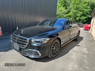 2022 Mercedes-Benz S 500 with VIN W1K6G6DB9NA135120, listed as a Copart auction lot 62720385 with 78,782 mi miles and Clean title. Bid and sale history available at DreamBid. Image 2.