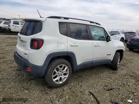 2015 Jeep Renegade Latitude with VIN ZACCJBBT8FPC10653, listed as a Copart auction lot 50023605 with 89,219 mi miles and Salvage Title. Bid and sale history available at carsss.com. Image 3.