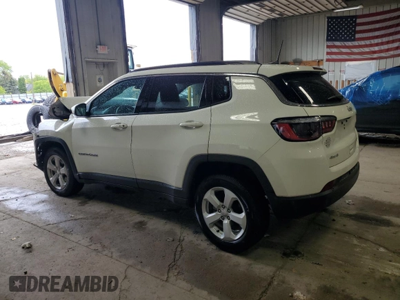 2021 Jeep Compass Altitude with VIN 3C4NJDBB4MT520798, listed as a Copart auction lot 58846915 with 51,819 mi miles and Non repairable. Bid and sale history available at DreamBid. Image 2.