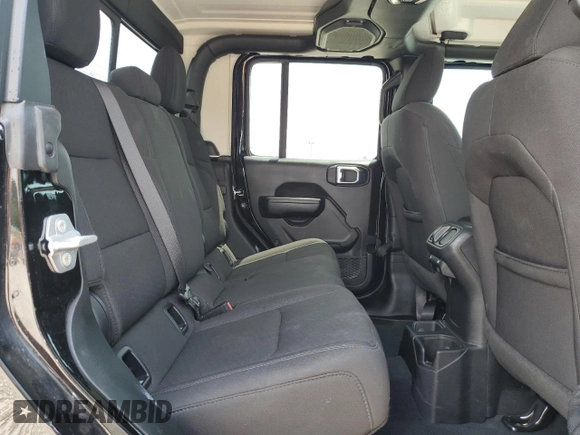 2023 Jeep Gladiator Sport S with VIN 1C6HJTAG9PL525183, listed as a Copart auction lot 54556735 with 13,805 mi miles and Salvage title. Bid and sale history available at DreamBid. Image 10.