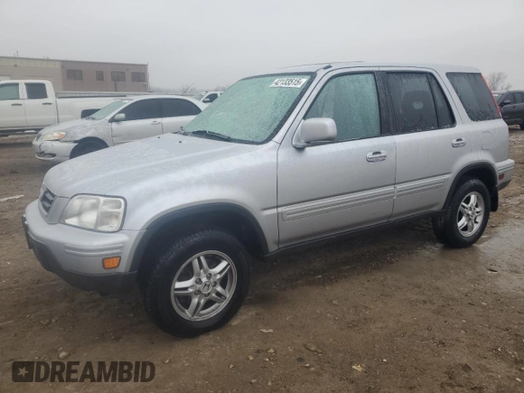 2001 Honda CR-V SE with VIN JHLRD18791S008299, listed as a Copart auction lot 42133515 with 62,716 mi miles and Salvage Title. Bid and sale history available at carsss.com. Image 1.