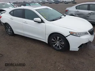 2015 Acura TLX with VIN 19UUB1F30FA017906, listed as a IAAI auction lot 41742441 with 141,150 mi miles. Bid and sale history available at carsss.com. Image 1.