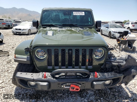 2023 Jeep Gladiator Rubicon с VIN 1C6JJTBM8PL515539, выставлен на аукционе Copart как лот 61076725 с пробегом 21 434 миль миль и Списание • Salvage title. История ставок и продаж доступна на DreamBid. Изображение 5.