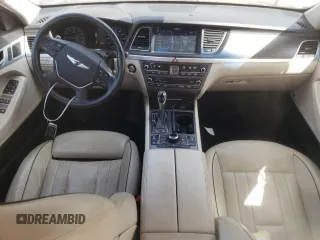 2017 Genesis G80 3.8L with VIN KMHGN4JEXHU176409, listed as a Copart auction lot 68038554 with 120,655 mi miles and Salvage Title. Bid and sale history available at DreamBid. Image 8.