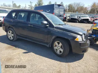 2007 Jeep Compass Sport with VIN 1J8FF47W97D431474, listed as a Copart auction lot 53713045 with 146,370 mi miles and Salvage Title. Bid and sale history available at carsss.com. Image 4.