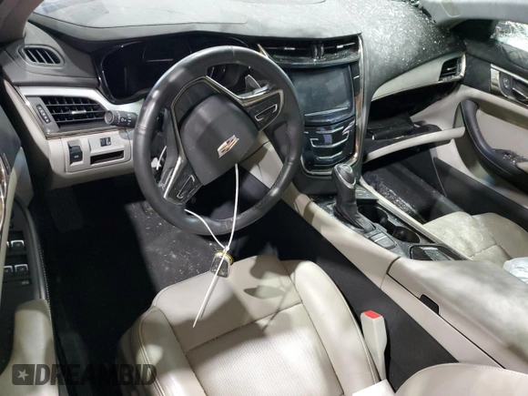 2017 Cadillac CTS Luxury AWD with VIN 1G6AX5SX2H0145966, listed as a Copart auction lot 55835324 with Not provided miles and Salvage title. Bid and sale history available at DreamBid. Image 8.