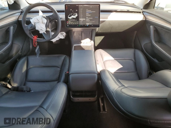 2021 Tesla Model 3 Standard Range Plus with VIN 5YJ3E1EA0MF017765, listed as a Copart auction lot 42776525 with 54,873 mi miles and Salvage Title. Bid and sale history available at carsss.com. Image 8.