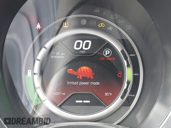 2016 FIAT 500e with VIN 3C3CFFGE3GT136141, listed as a IAAI auction lot 42283699 with 44,891 mi miles and . Bid and sale history available at DreamBid. Image 13.