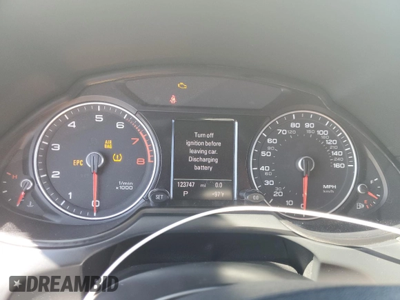 2013 Audi Q5 Premium Plus with VIN WA1LFAFP9DA046197, listed as a Copart auction lot 65804205 with 123,747 mi miles and Clean title. Bid and sale history available at DreamBid. Image 9.