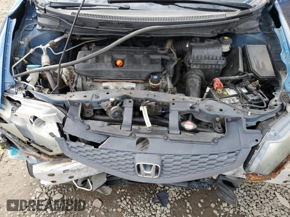 2012 Honda Civic Cpe EX with VIN 2HGFG3B84CH520973, listed as a Copart auction lot 73484514 with 179,990 mi miles and Salvage Title. Bid and sale history available at carsss.com. Image 12.