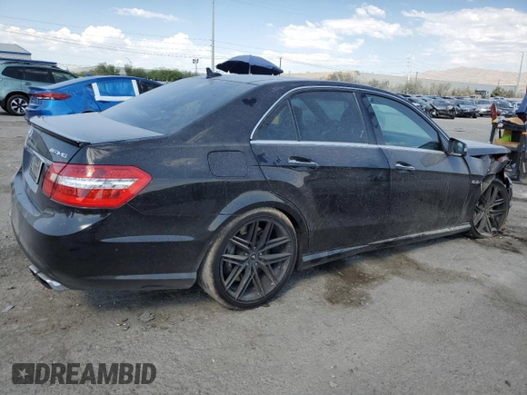 2011 Mercedes-Benz E 63 AMG with VIN WDDHF7HB2BA434696, listed as a Copart auction lot 75232434 with 124,624 mi miles and Salvage title. Bid and sale history available at DreamBid. Image 3.