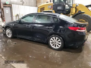 2018 Kia Optima LX с VIN 5XXGT4L33JG268768, выставлен на аукционе Copart как лот 53918815 с пробегом 61 206 миль миль и Списание • Salvage title. История ставок и продаж доступна на DreamBid. Изображение 2.