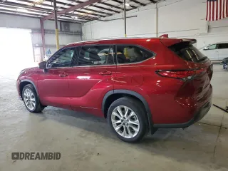 2023 Toyota Highlander L with VIN 5TDKDRAH7PS525652, listed as a Copart auction lot 59927905 with 21,642 mi miles and Salvage title. Bid and sale history available at DreamBid. Image 2.