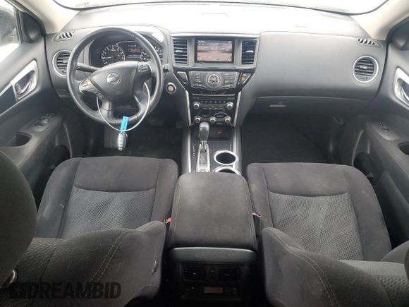 2016 Nissan Pathfinder SV with VIN 5N1AR2MM7GC624076, listed as a Copart auction lot 48936925 with 126,455 mi miles and Salvage Title. Bid and sale history available at carsss.com. Image 8.