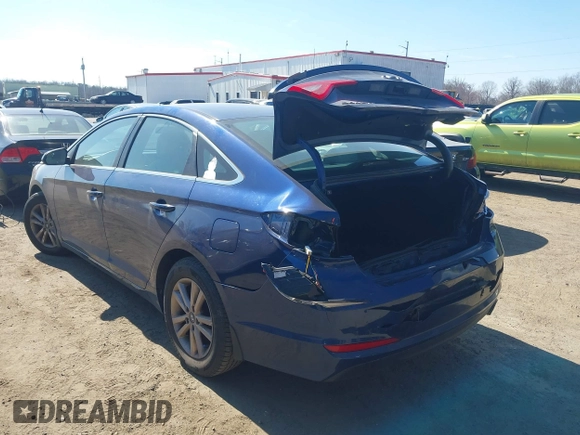 2017 Hyundai Sonata SE with VIN 5NPE24AF6HH594716, listed as a IAAI auction lot 41586899 with 84,095 mi miles and . Bid and sale history available at DreamBid. Image 3.